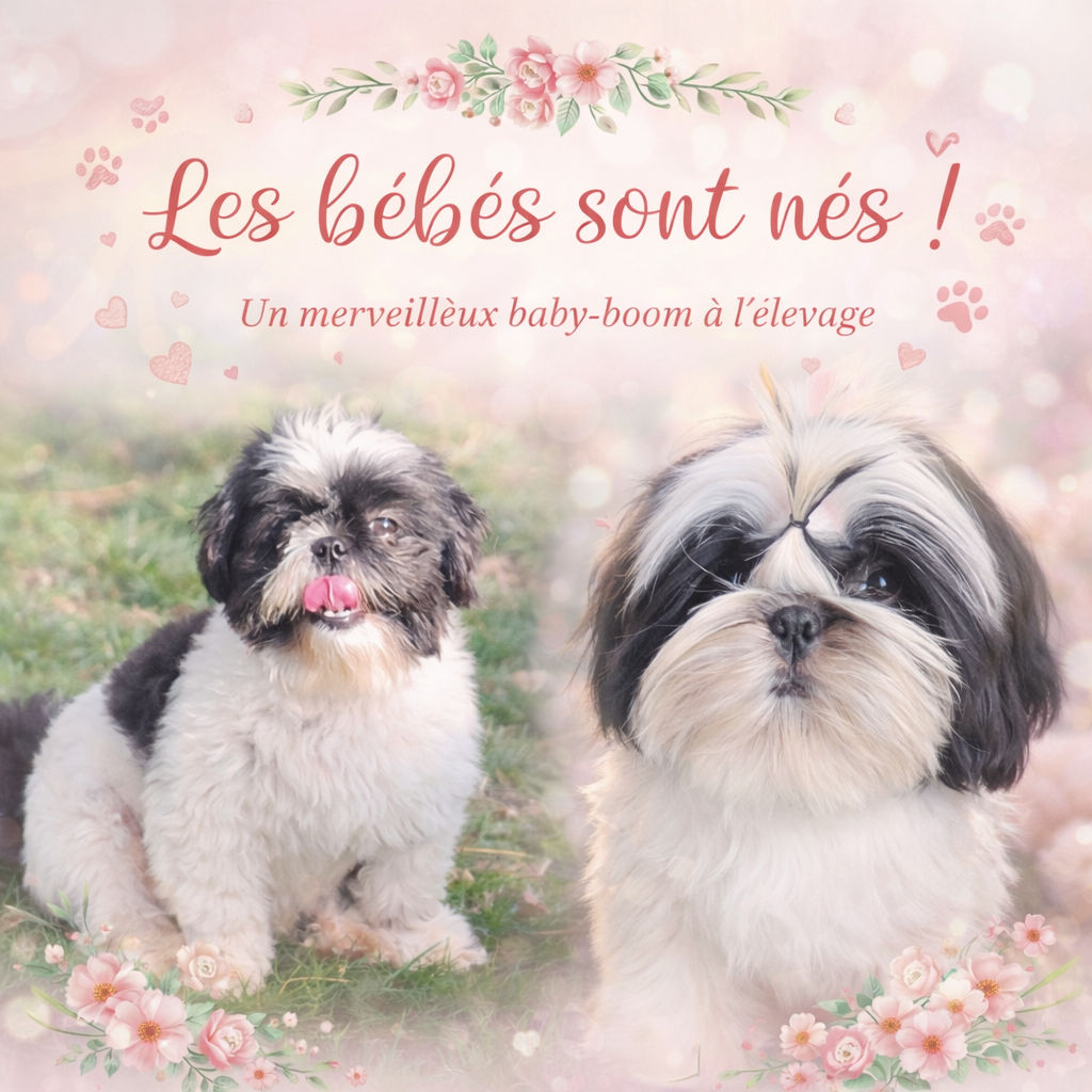 de la plaine du Jaelma - Shih Tzu - Portée née le 20/02/2026
